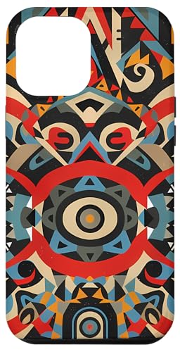 Hülle für iPhone 15 Pro Max Boho Chic Azteken abstraktes Design für Heimdekoration
