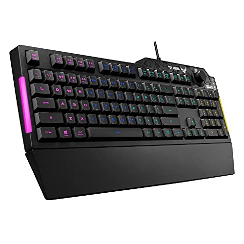 ASUS TUF Gaming K1 RGB Keyboard with Dedicated Volume...