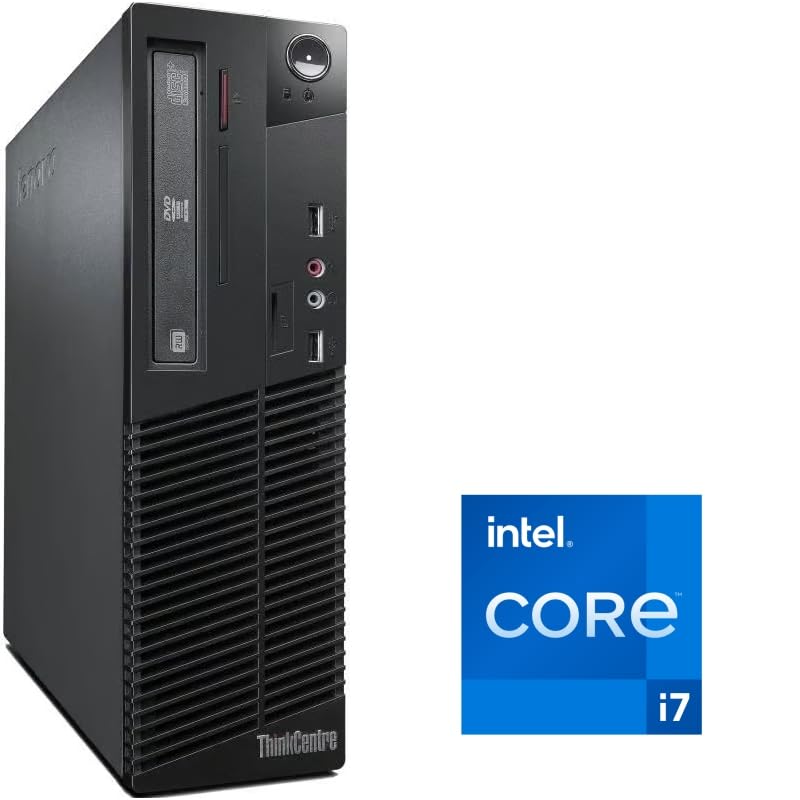 Lenovo - Schneller PC mit Intel Core i7 4790 - Desktop Computer + Silent Rechner für Büro & Home...