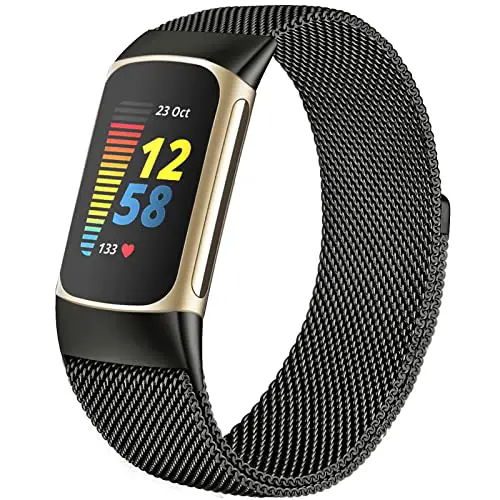 Magnetisch Metall Armband Kompatibel mit Fitbit Charge...